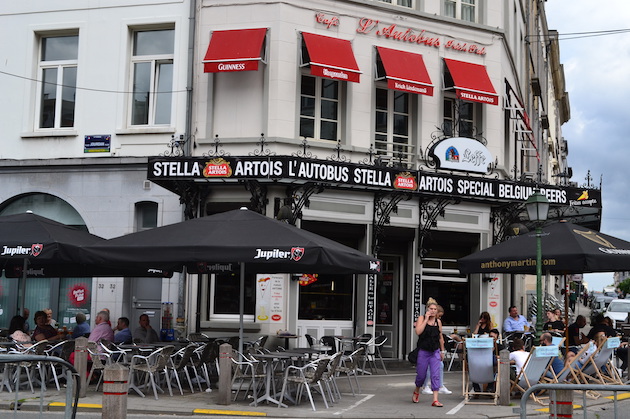 A bar in Brussels